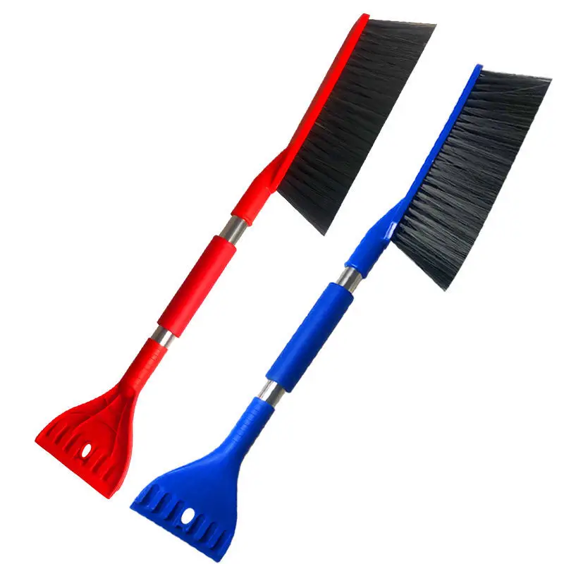 Hot Selling Extended Snow Sweeping Brush Glass  Clearing Shovel Ice Adjustable Snow Removal Shovel