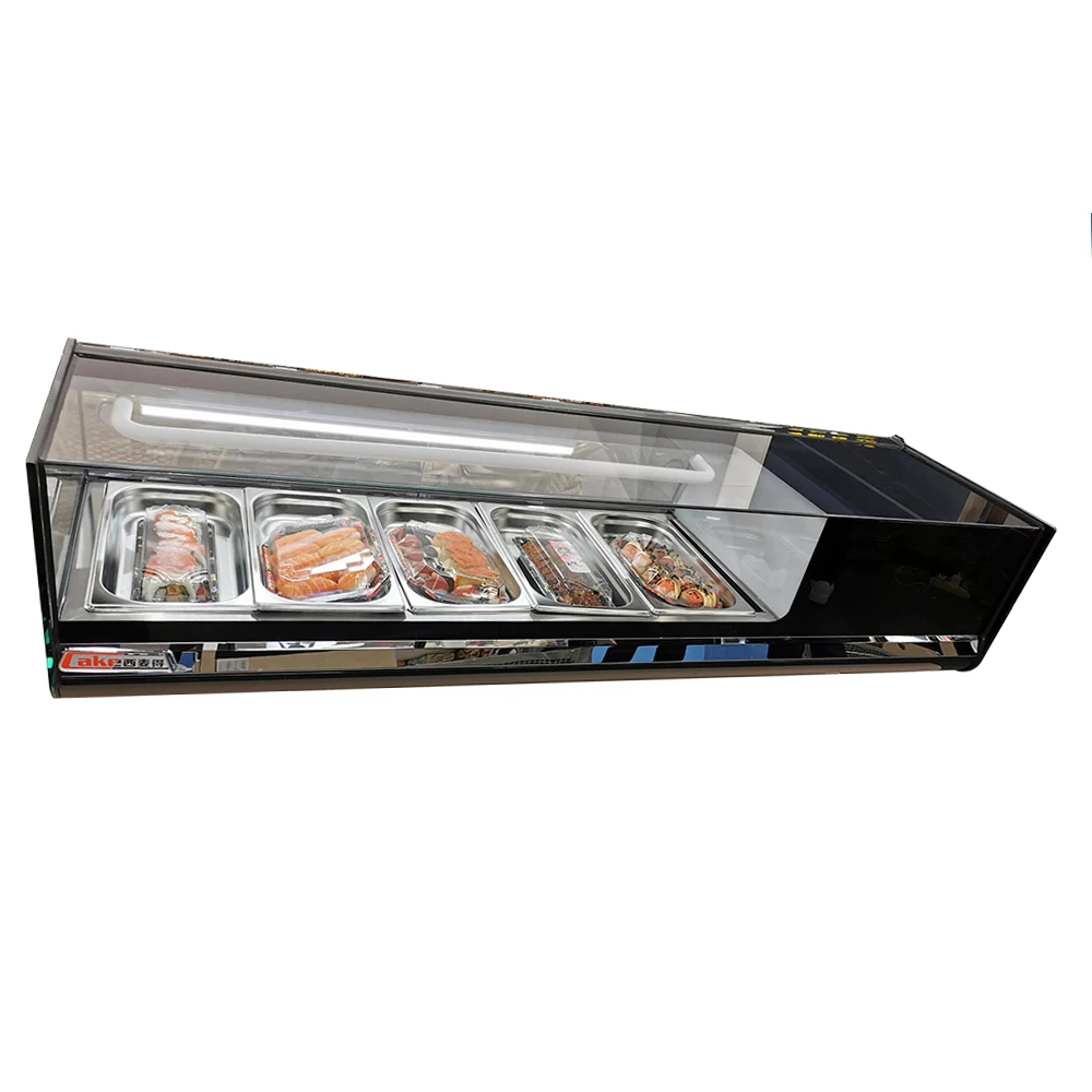 Ximaid Refrigeration Equipment Sushi Display Cabinet refrigerator glass door