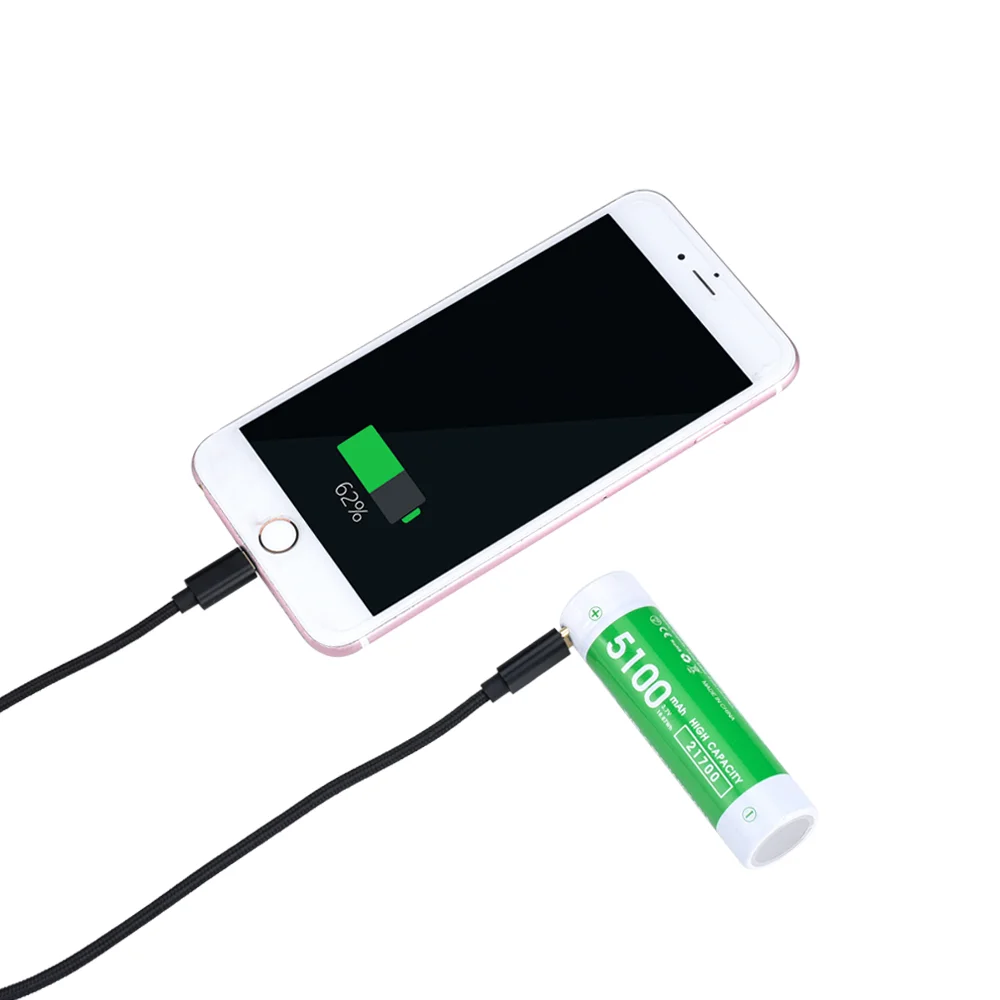 Competitive Price Type-C 3.7V 5000mAh 21700  li ion rechargeable battery for Toys
