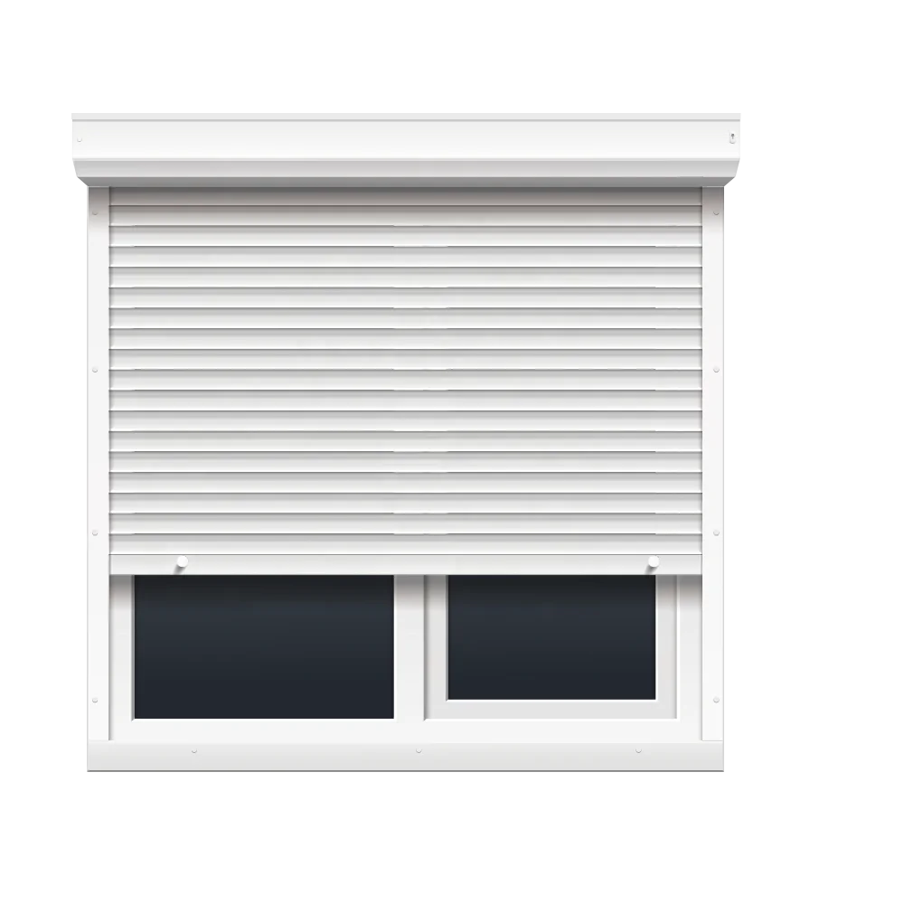 Exterior Metal Hidden Rolling Shutters windows External Electric Automatic Aluminum Roller up Shutter Window