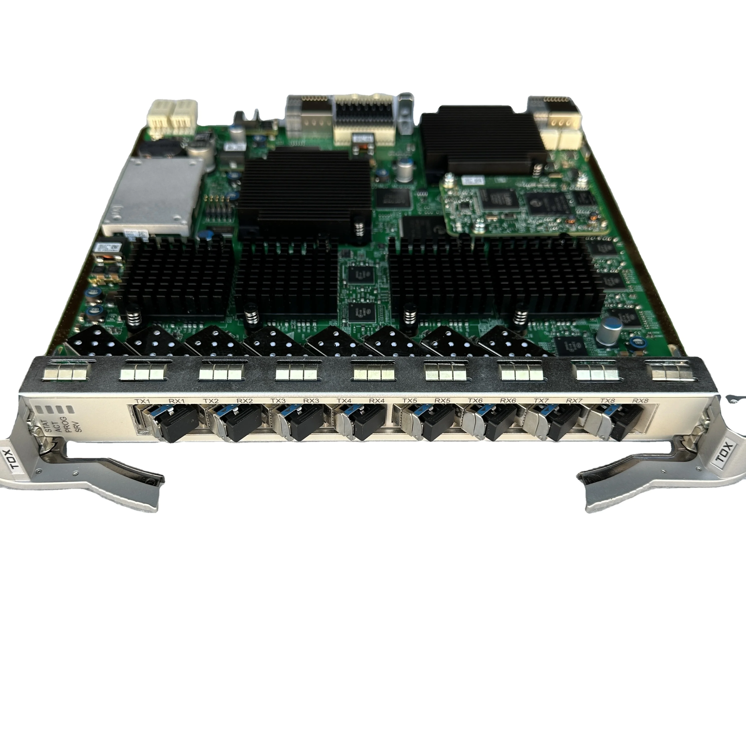 TOX 8 x 10G Tributary Service Processing Fiber Optic Patch Panel POE TCP Communication Equipment 4G LC SC WiFi 1U GPRS FTTH