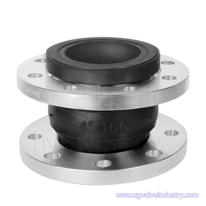 DN25~DN300 PN16 Stainless Steel 304 Flange Joint Pipe Rubber Flexible Bellows EPDM Expansion Joint