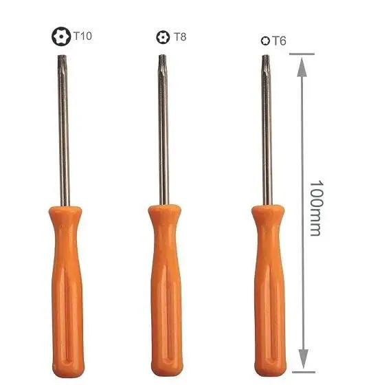 T6 T7 T8 T10 Отвертка для безопасности мини-отвертка Torx с 45 # стальной ручной инструмент отвертка ремонта
