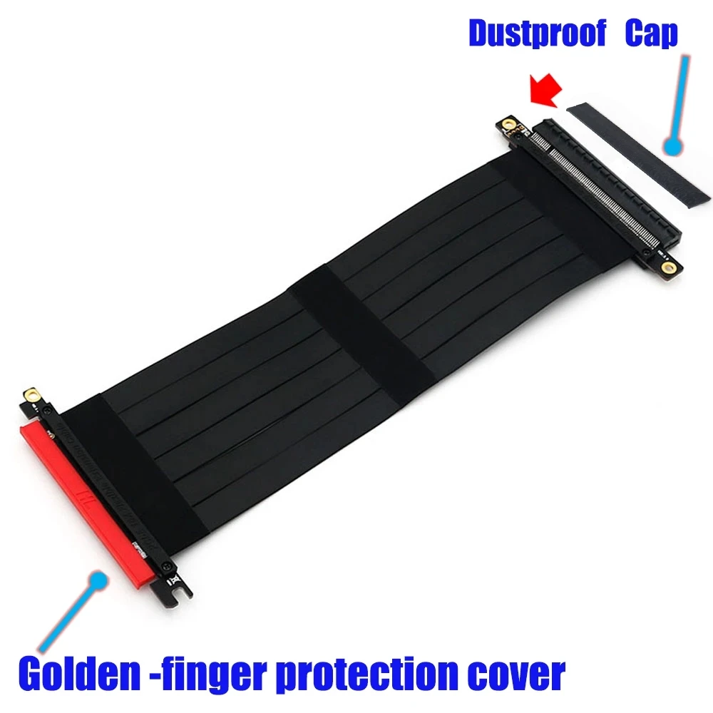 
High Quality PCI-E PCI Express 16X Extension Cable with Gold-plated Connector 