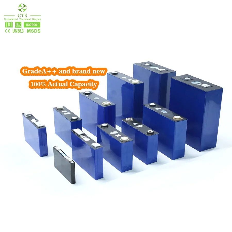 Grade A lithium battery cell 3.2v 100ah 105ah 230ah 280ah 304ah lithium ion prismatic lifepo4 battery cells