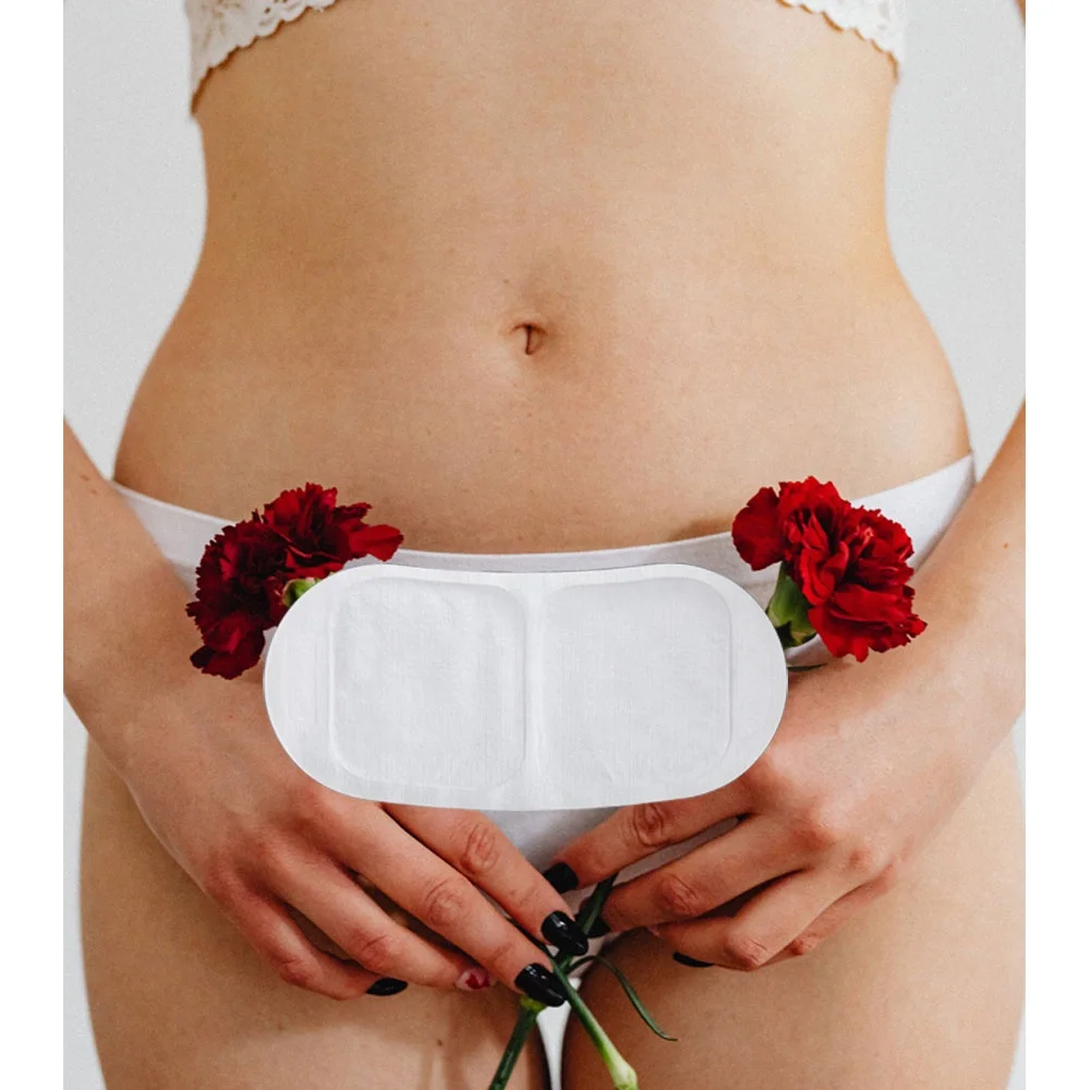 OEM Chinese air active  patch Disposable heat packs Lady menstrual heating pad abdomen warming patches stomach warmer
