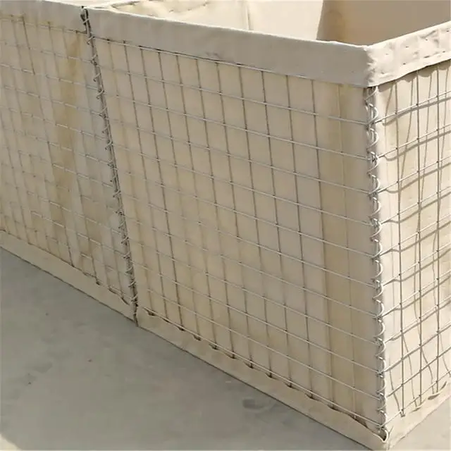 Blast Resistant Wall Defensive Barrier Wall Resist Shock Brick Wall Thickness Metal Iron Pvc Coated Square Modern Garden Fence