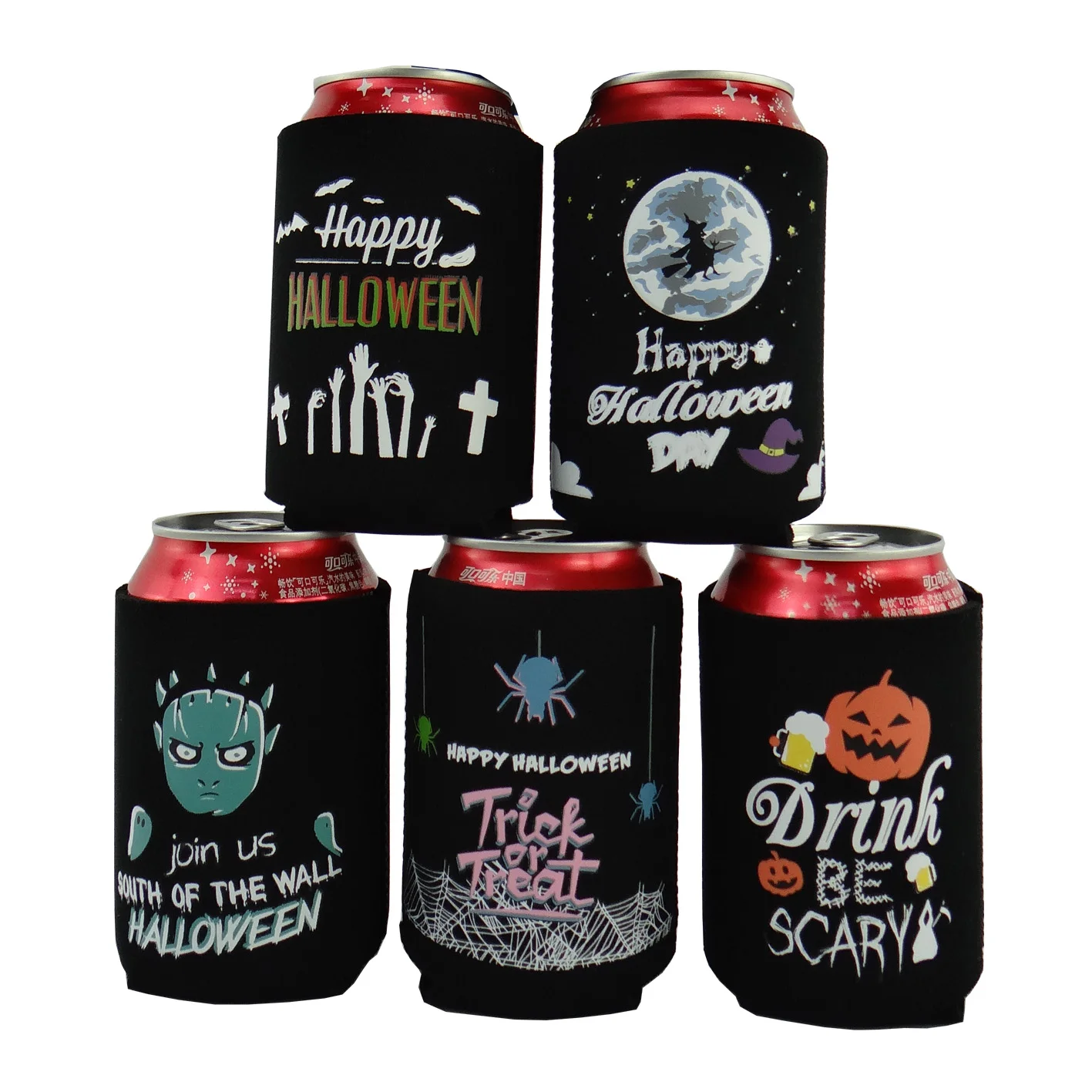 Sublimation Neoprene Beer Can Coolers 12 oz Insulated Bottle Holder for Beer and Soda Cans