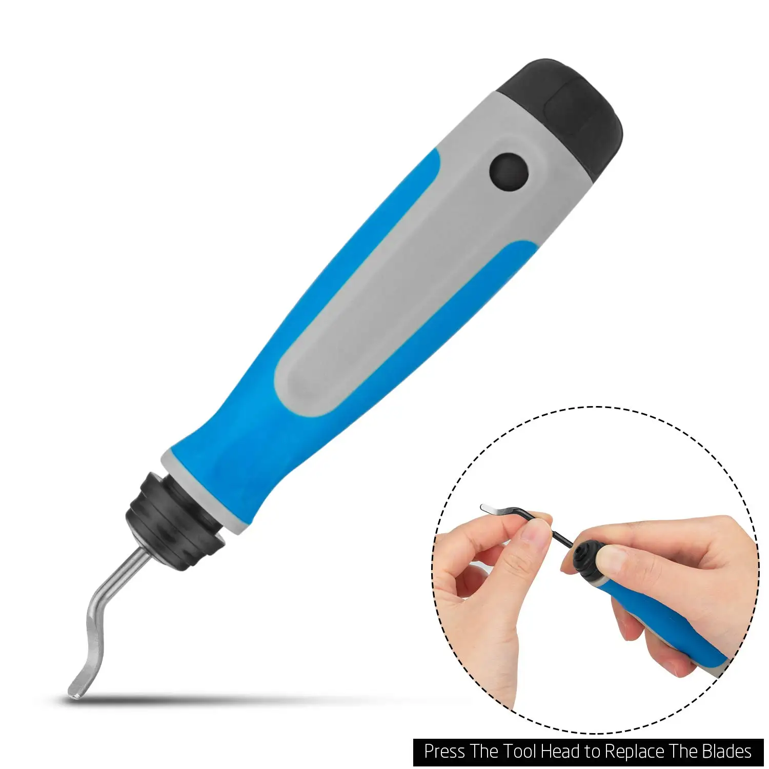 Heavy Duty Deburr Tool 10 S10 blades Tooling Long Reach Extendable Neck  Countersink Reamer Assorted High-Speed Steel Burr