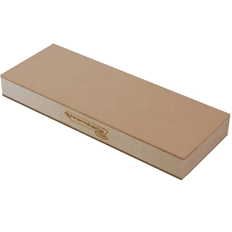 Wholesales high quality double sides leather strop with wood stand