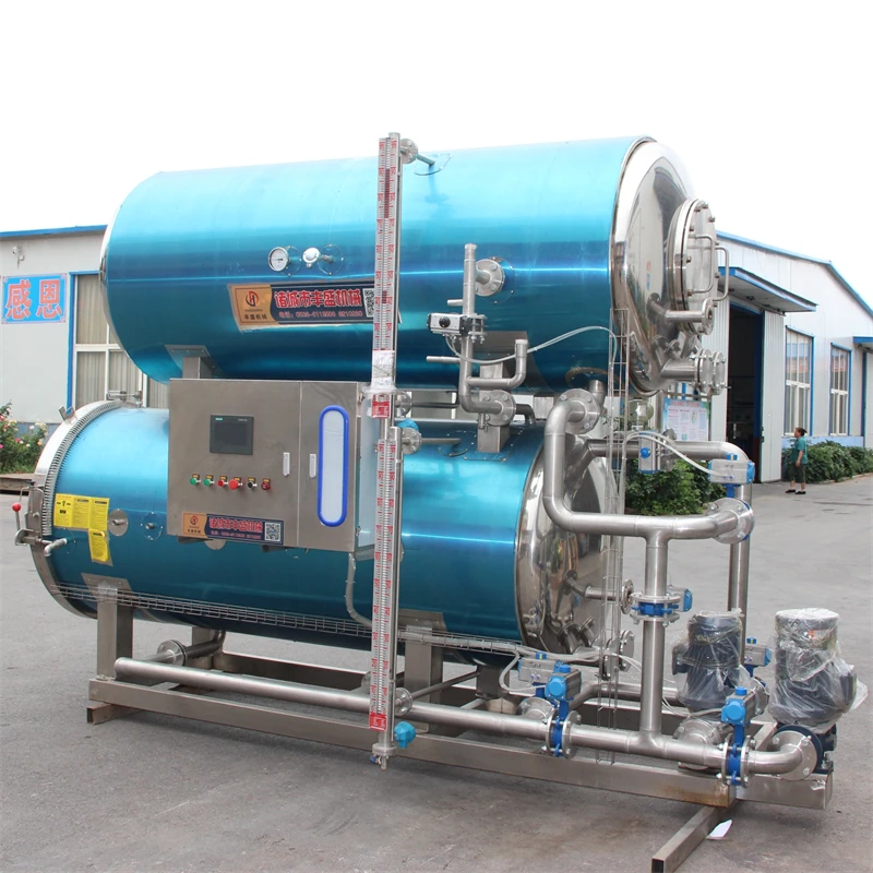 Industrial Steam Retort Sterilizer Water Autoclave for Canning for Farm Industries