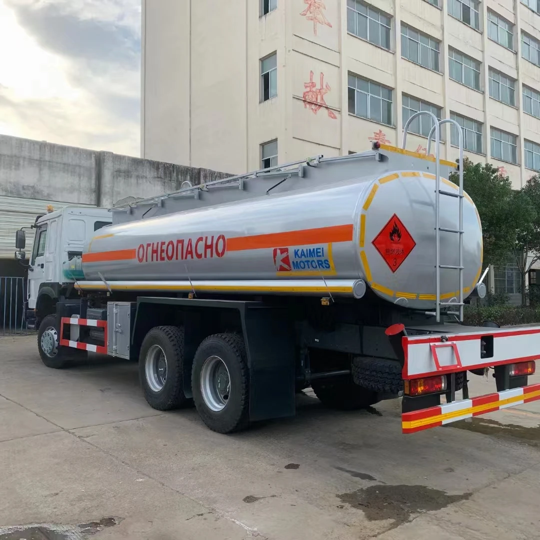 HOWO SINOTRUK EURO 3 20000 LITERS OIL TANK TRUCK EXPORTING CRUDE OIL DIESEL GASOLINE TRANSPORT TRUCK