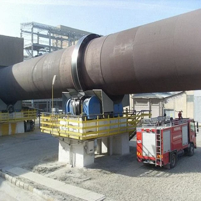 Activated Lime Calcination Process Rotary Kiln Limestone Production Line