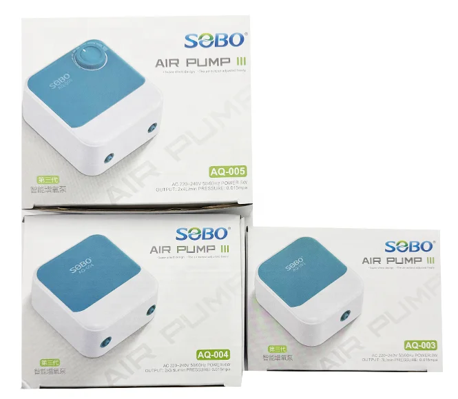 New design aquarium accessories SOBO air pump fish tank air pump for aquarium tanks