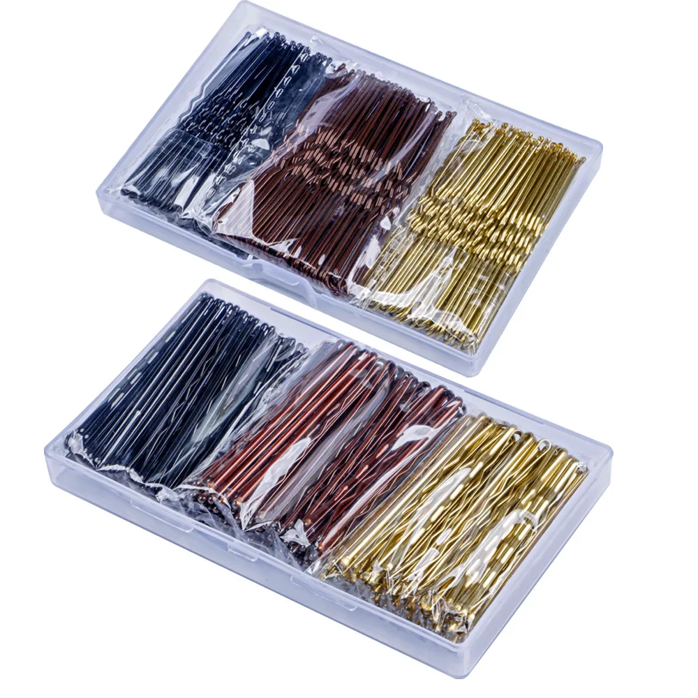 100pcs U Shaped Hair Pins Kit Hair Clips Bobby Pins Hair Clips for Women Girls and Hairdressing Salon