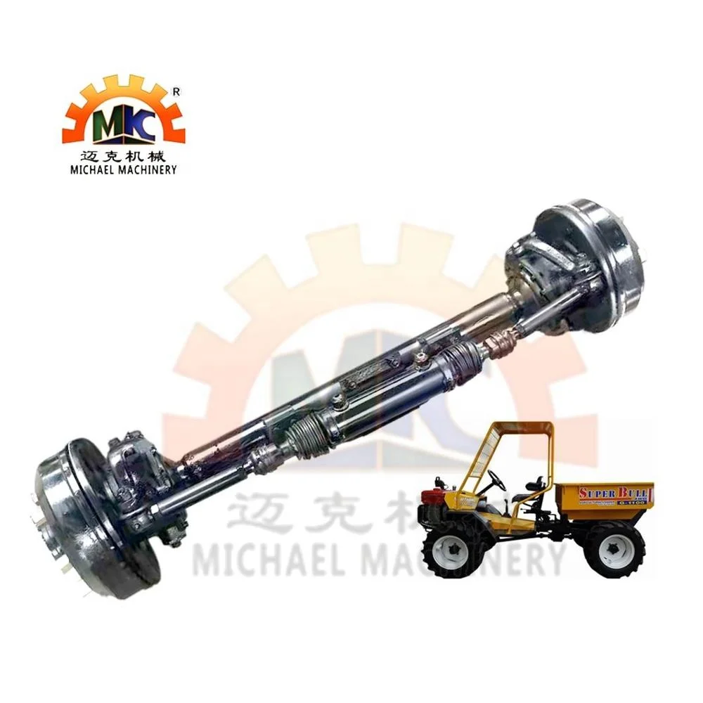 Hot Sale Customized 4X2 Mini Tractor Front Wheel Steer Axle with Double Acting Steering Cylinder