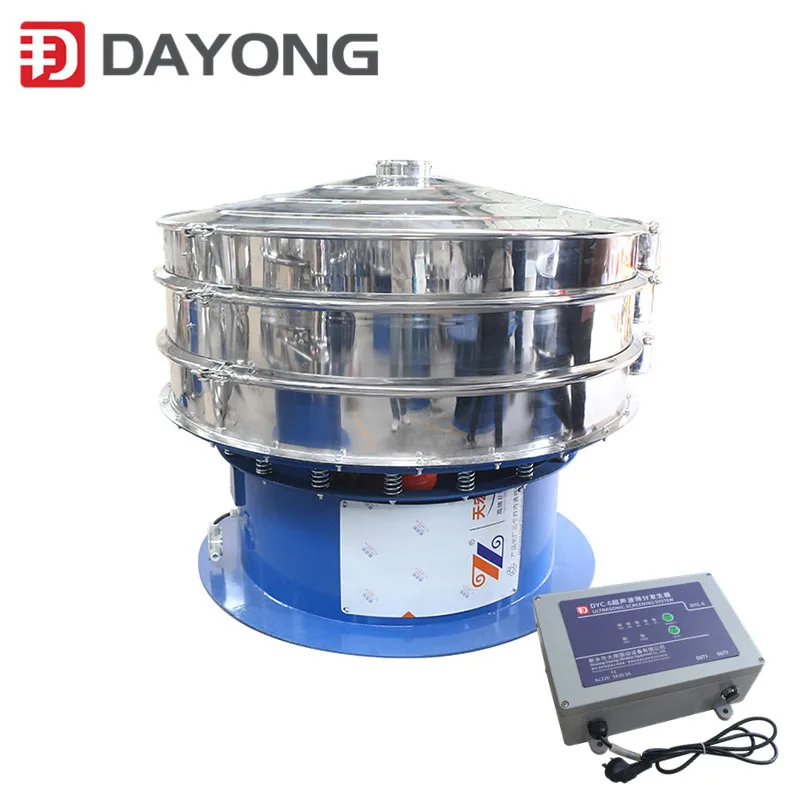 Powder Metal Ultrasonic Vibrating Sifter Machine Rotary Screen Separator For Sieving