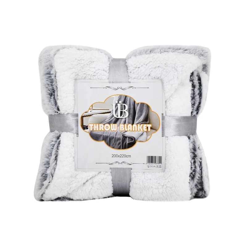 Ubest Wool Fleece Other Blankets For Winter Free Sample Lowest Price  Luxury Winter Mink Customize Sublimation Throw Blanket