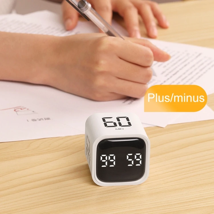 Mini F4 Study Timer Kitchen Cooking Countdown Reminder Multifunctional Digital Alarm Clock