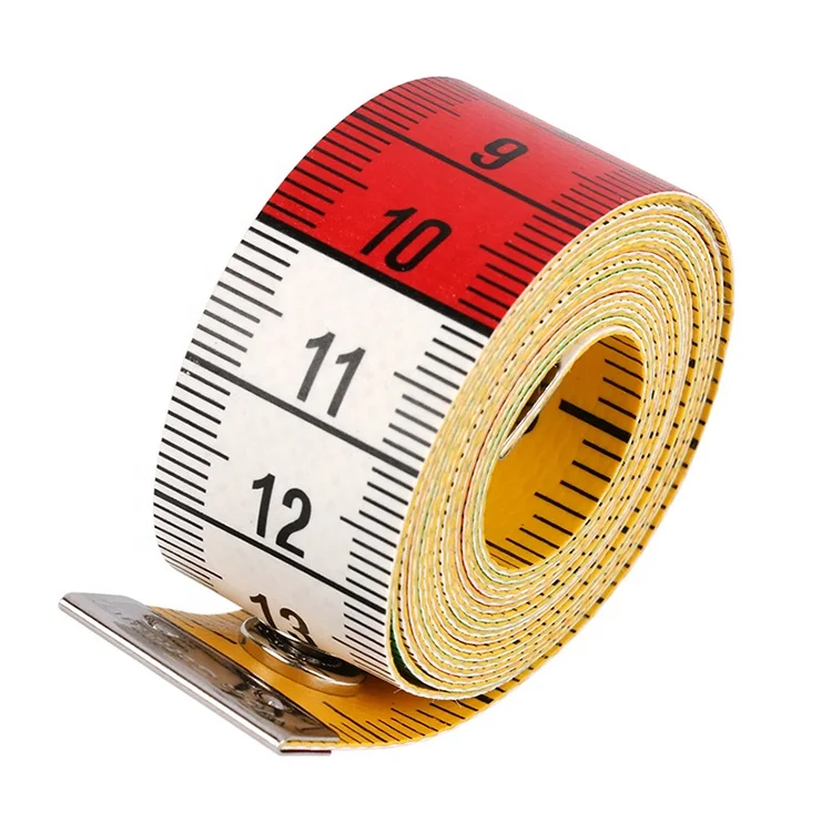 New design button measuring tape 150cm cloth measuring tape
