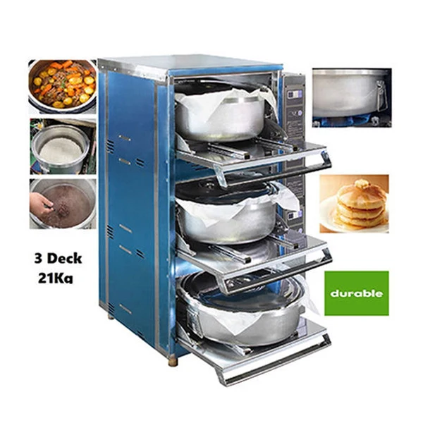 Professional stainless steel cooking pot with low power consumption