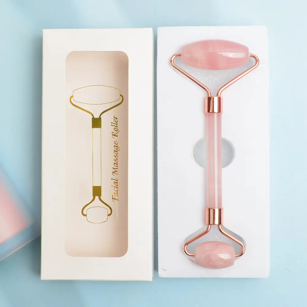 Gift Box for RTS Fashion beauty face jade roller and gua sha set for eyes Skin Tightening