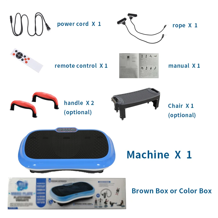 Body Train Fitness Waver Fat Burning Vibration Machine With Chair