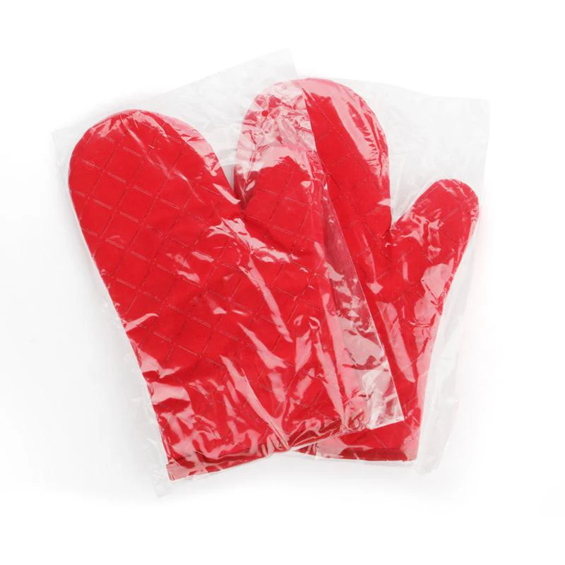 Custom logo Heat Resistant Cooking Kitchen Mitt Gloves Silicone Oven Mitts