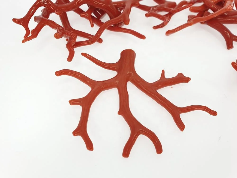 RED ITALIAN CORAL BRANCHES MD SIZE
