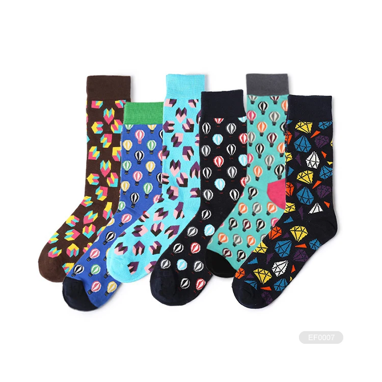 RJ-E0551 high quality fashion colorful socks bunte socken baumwolle