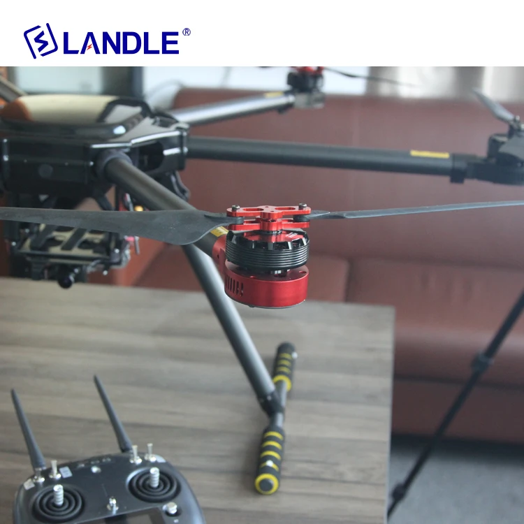 360 Rotate Lighting Long Flight Time Electric Powered Heavy Lift 6 Spirals Wing Drone