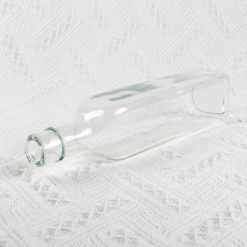 250ml 500ml empty new type crimp mouth glass olive oil bottle