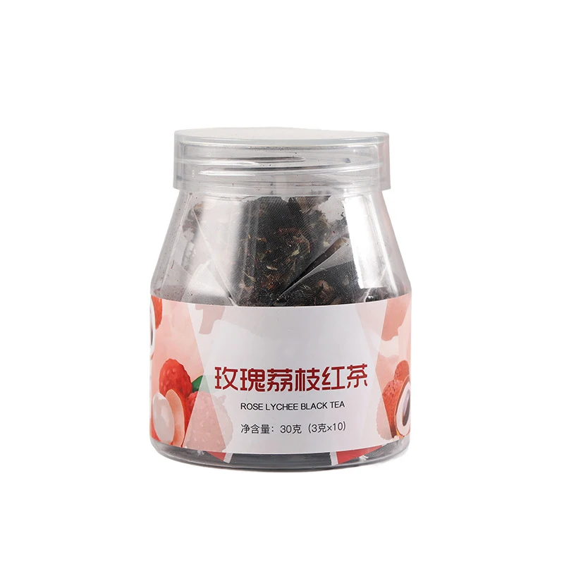Flavored Tea Rose Lychee Black Tea Premium Organic Rose Black Tea Factory Wholesale