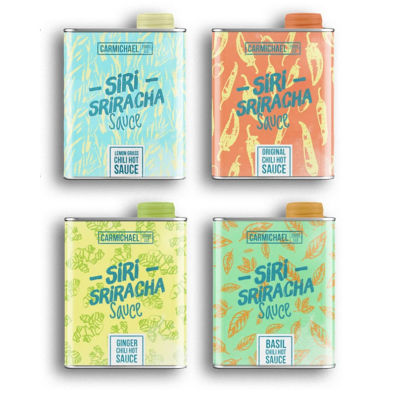 Wholesale Home Kitchen Food Storage Packaging Container Empty Olive Oil Can Tins