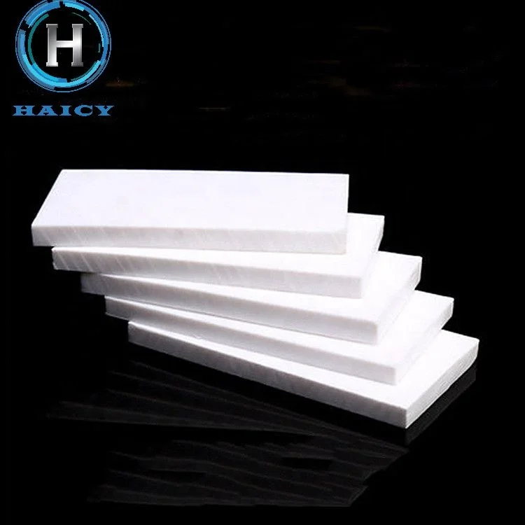 Smooth Clean PTFE Sheet PTFE manufacturer Tefloning plates 0.3mm to 300mm height custom size molded and Skived PTFE Sheet
