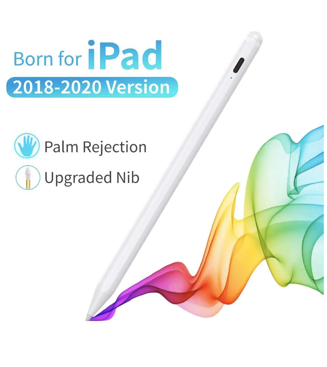 POM Tip Active Stylus Touch Pencil S Pen With Palm Rejection for Ipad Air Mini Pro 2018 and later release
