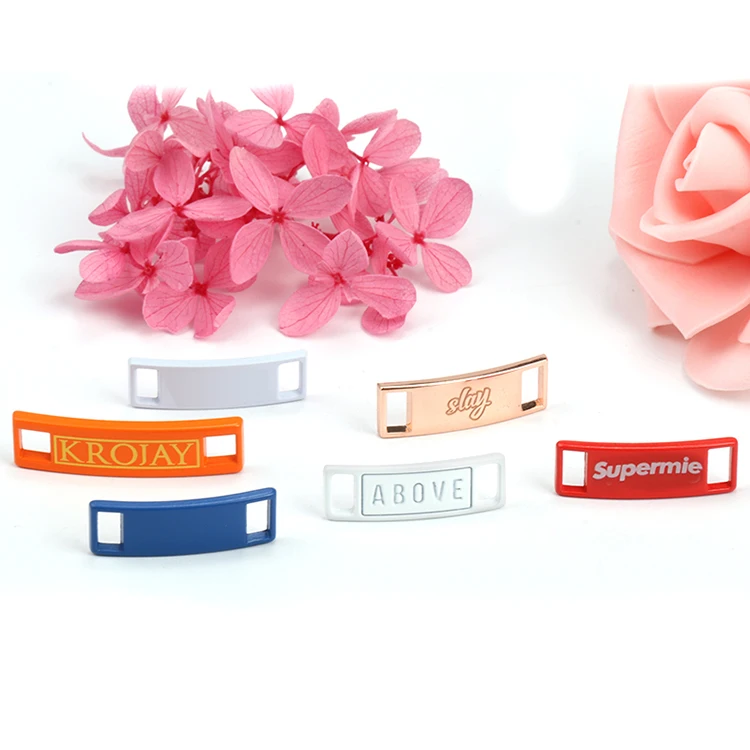 Wholesale Custom Logo Gold Metal Sneaker Decoration Sport Shoelace Metal Lace Lock Tag AF1 Shoe Charm