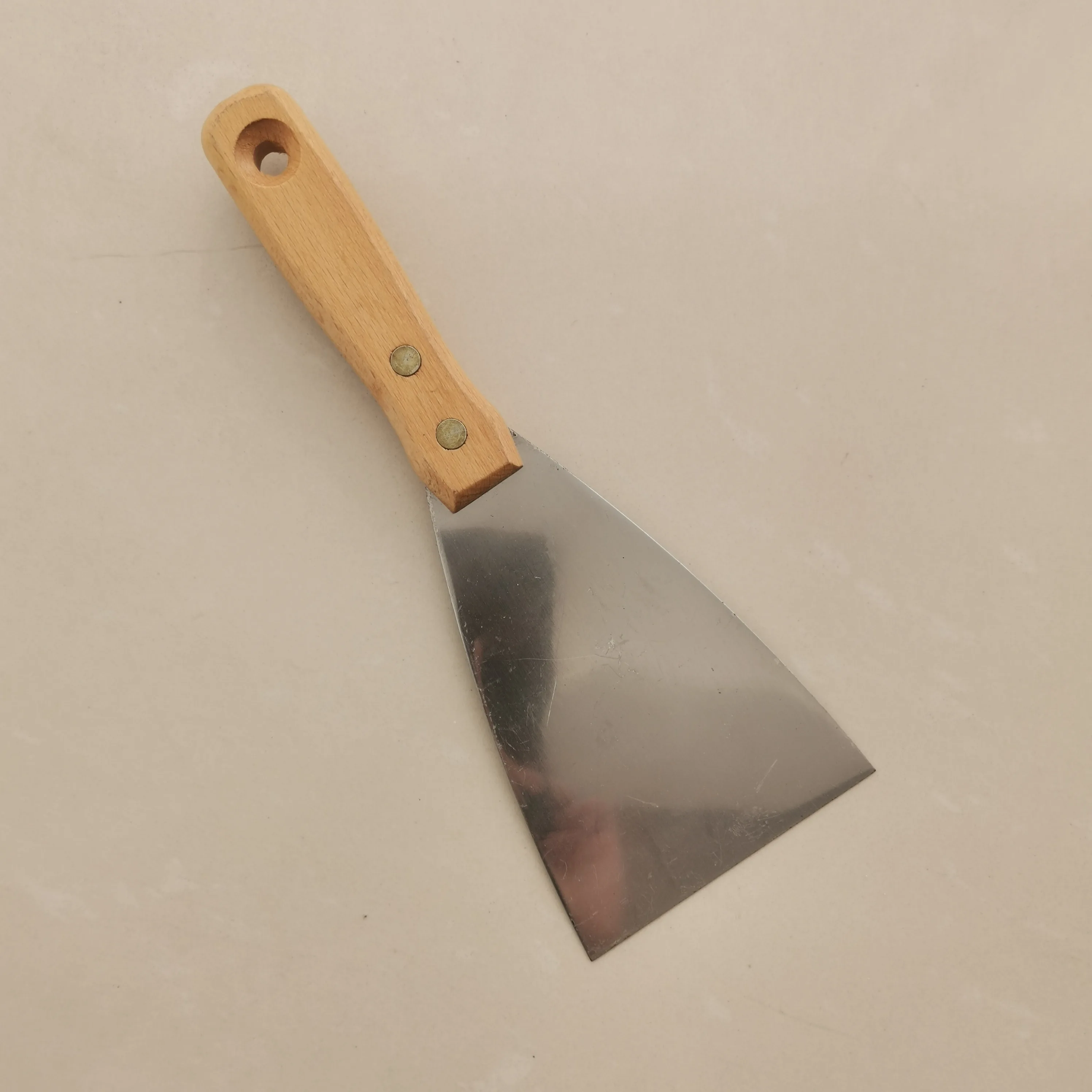 Drywall Tool 90mm Soft Grip Flexible Stainless Steel Putty Knife And Joint Knife With Hammer End Scraper Knife