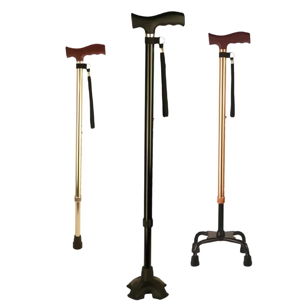 Best sale Smart Foldable walking Cane for Old People usewooden crutch accessory