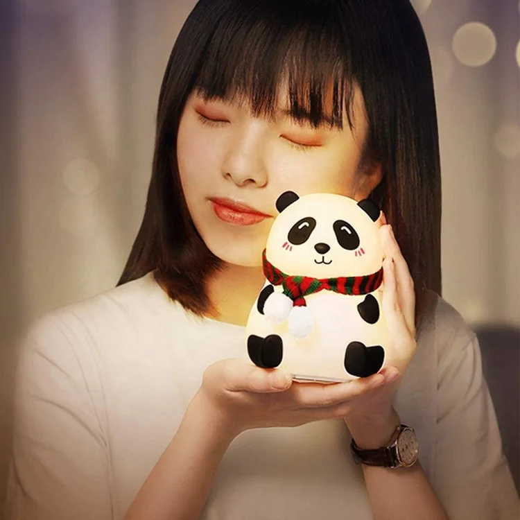 New style Lamp For Children Baby Kids Bedside Multicolor Silicone Touch Sensor Tap Control LED Night Light