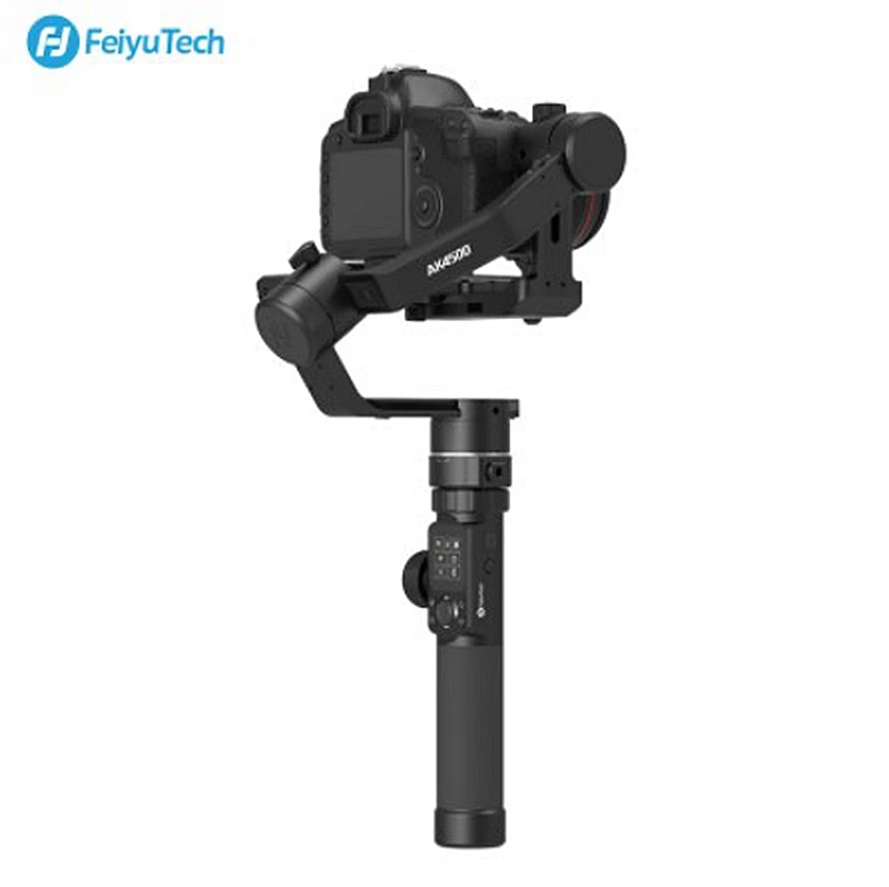 Фон для фотосъемки FeiyuTech AK4500 4 6 кг грузоподъемность 3-осевой портативный монопод с шарнирным замком DSLR Стабилизатор камеры пультом дистанционного управления непрерывного изменения фокусировки