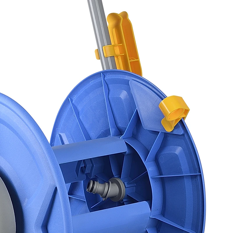 New Product Garden Empty Water Hose Reel Cart Trolley For 60m 1/2' hose Sample Available