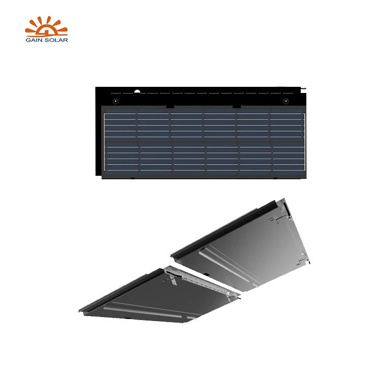 Clean Solar Energy Roof Tiles 600 Watt Solar Hybrid Inverter Windows 365 On-Grid Green Roof System 1260mm*480mm Solar Panels