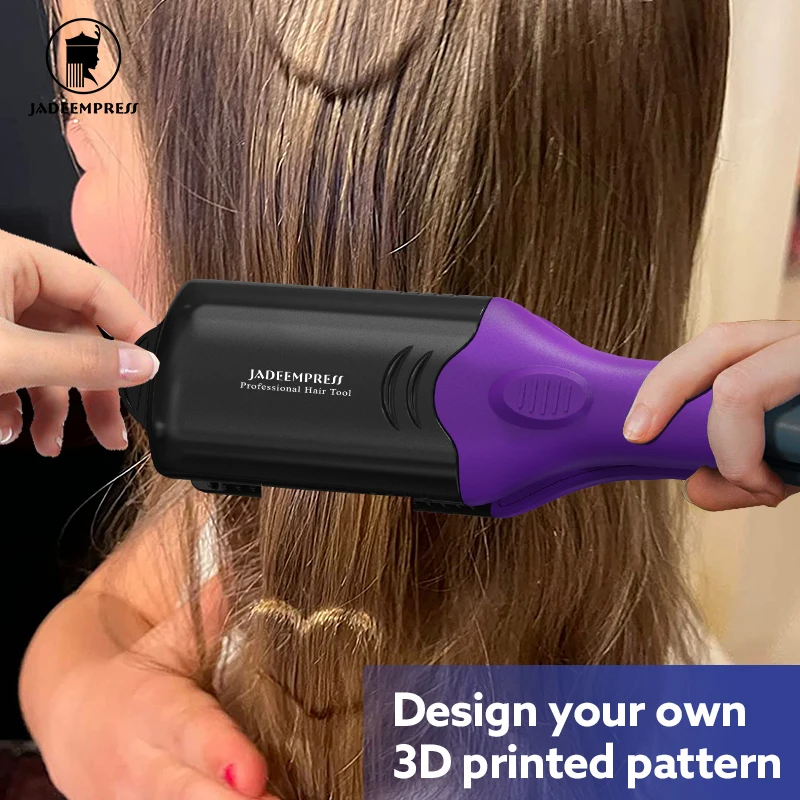 Professional Straightening Curling Iron Styling Comb Brush And Curler 2 In 1 Steam Flat Irons Mini Steampod Hair Straightener