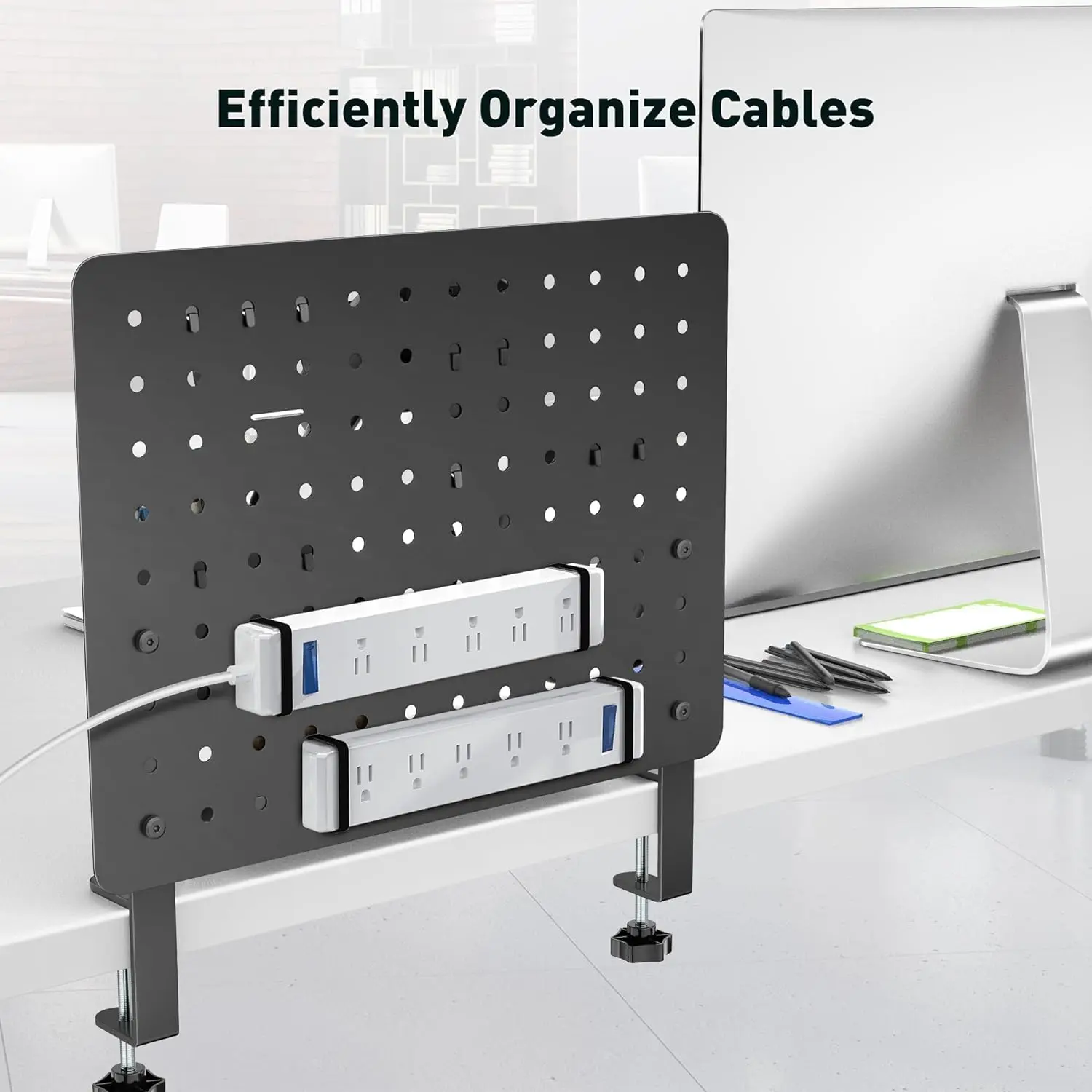 New Arrival Hook Organizer Wear Resisting Large Pegboard For Office Wide Varieties Clamp On Desk Pegboard
