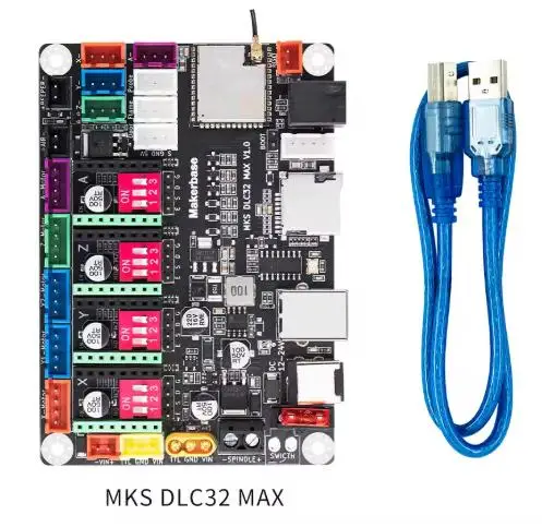 MKS DLC32 MAX Лазерная гравировальная доска CNC & лазерный гравировальный контроллер 60 Вт A-axis роторный