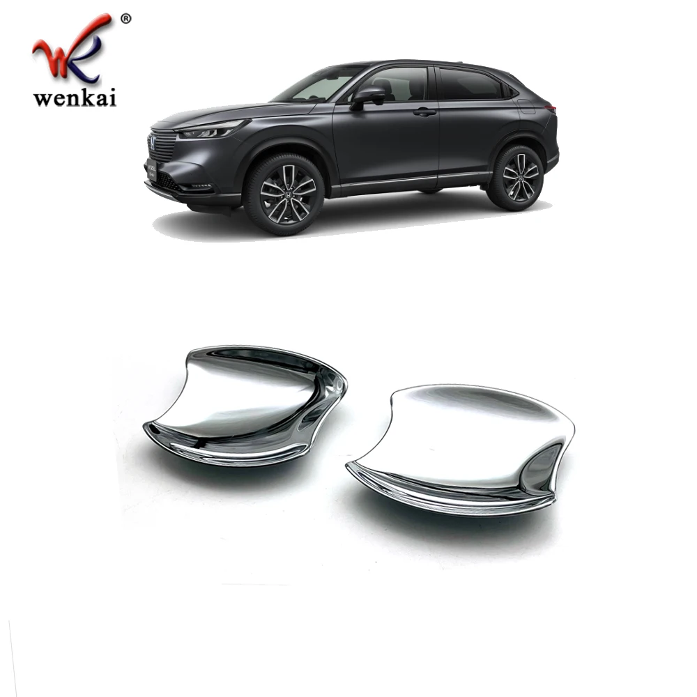 Хром ABS автомобилей дверные ручки чаши Крышка защитные наклейки для Honda Vezel hr-v RV 2021 2022 автомобиля внешние аксессуары украшения