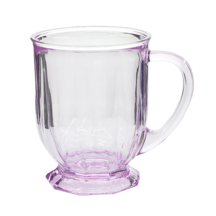 520ml Big glass beer mugs beer glass cup with handle/factory direct sell hot sell wine glasses