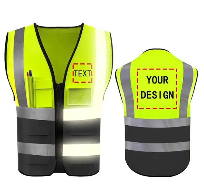 Бег сигнальный светоотражающий жилет безопасности Hi Vis строительство жилет безопасности дорожного движения