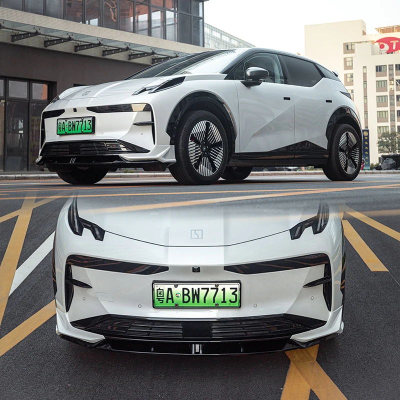 MC Sport Style 3pcs Front Bumper Splitter Lip Spoiler Diffuser Guard Body Kit Cover For Zeekr X 2022 2023 Chinese EV